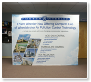 Easy fold-out popup sign