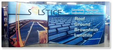 Wide pop up display